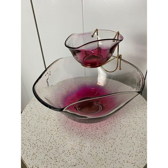 MidCentury Modern Chip & Dip Set - Picture 4 of 8